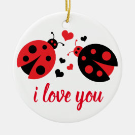 Ladybug Liebe Ornament