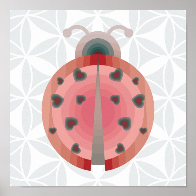ladybug-Liebe Poster (Vorne)
