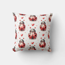 Ladybug Love (personalized) Kissen