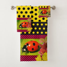 Ladybug Luck Badhandtuch Set