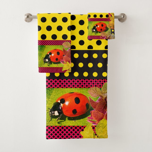 Ladybug Luck Badhandtuch Set (Insitu)