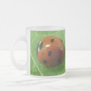 Ladybug Mattiert Glass Tasse