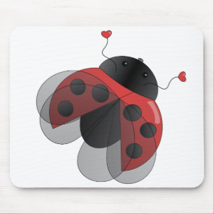 Ladybug mit Opernflügel Mousepad