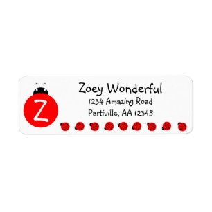 Ladybug Monogram