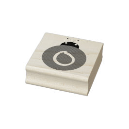 Ladybug Monogram Gummistempel