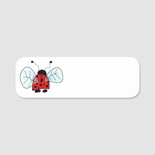Ladybug Namensschild (Vorderseite)