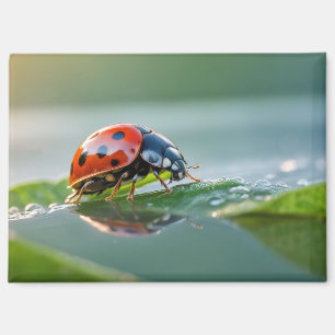 Ladybug Nature Colorful Wildlife Magnet