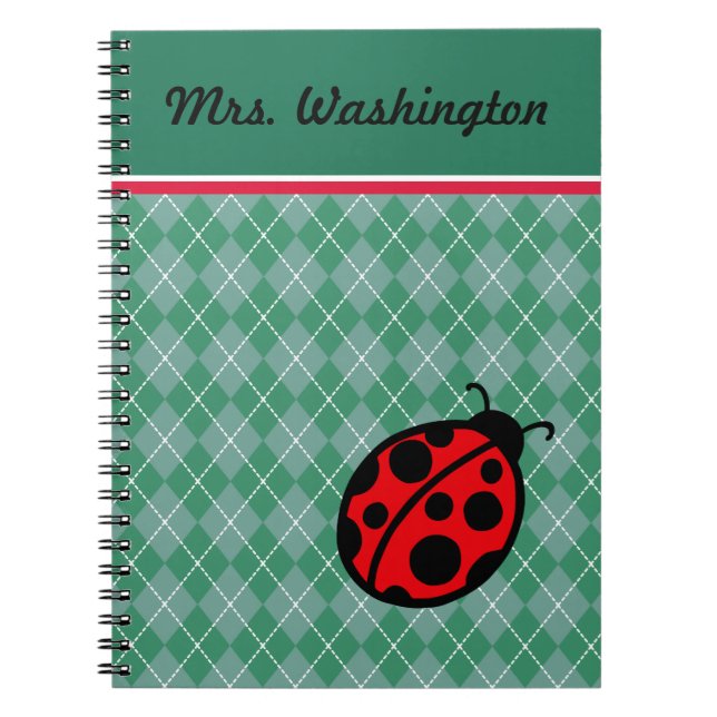 Ladybug Notebook Geschenk Notizblock (Vorderseite)