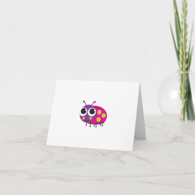 Ladybug Notecard Karte (Vorderseite)