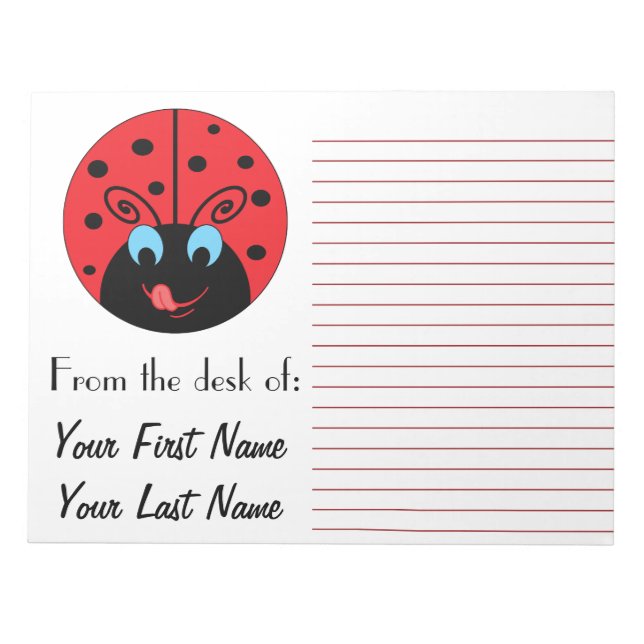 Ladybug Notizblock (Vorderseite)