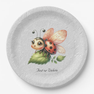Ladybug-Papierplatte Pappteller