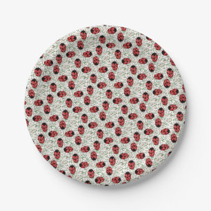 Ladybug Pappteller