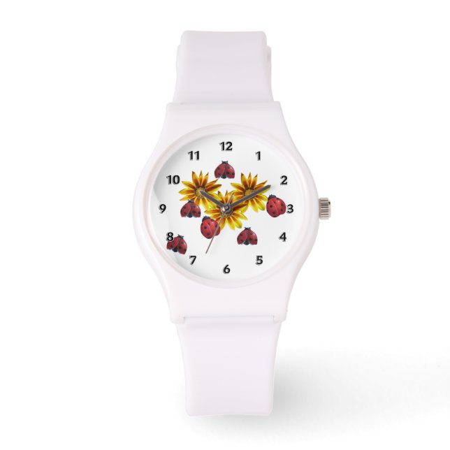 Ladybug Party Armbanduhr (Vorderseite)