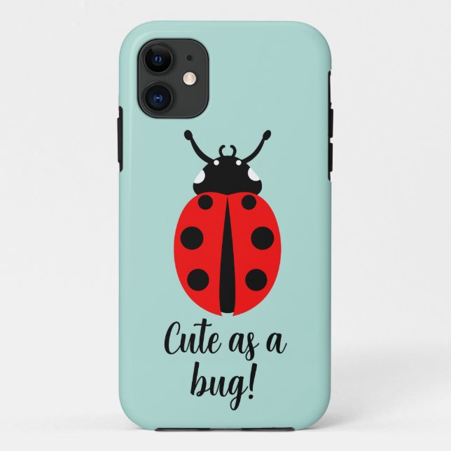 Ladybug Pattern Case-Mate iPhone Hülle (Rückseite)