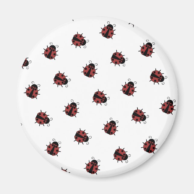 Ladybug Pattern Magnet (Vorne)