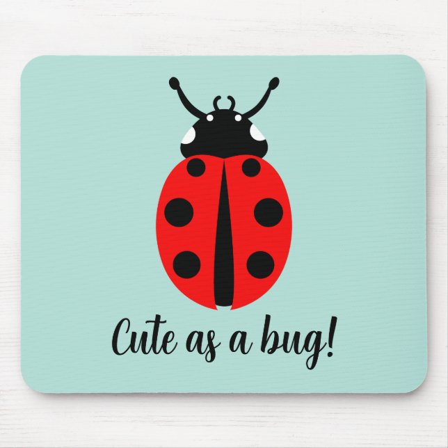 Ladybug Pattern Mousepad (Vorne)