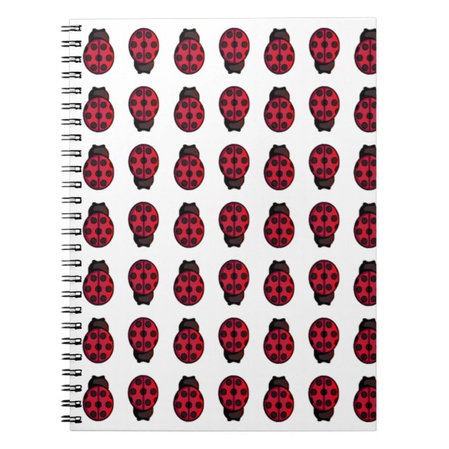 Ladybug Pattern Notizblock (Vorderseite)