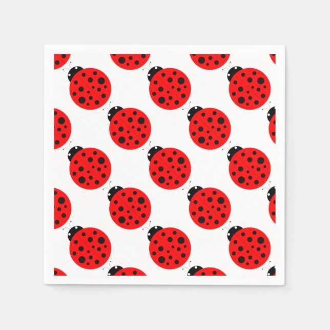 Ladybug Pattern Serviette (Vorderseite)