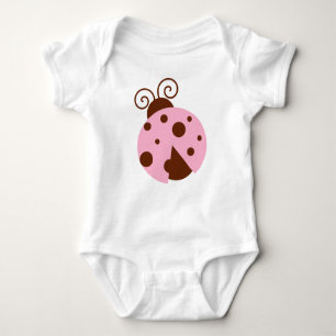 Ladybug, Pink Ladybug, Niedliche Ladybug, Ladybird Baby Strampler