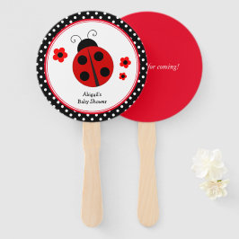 Ladybug Polka Dot Danke Fächer