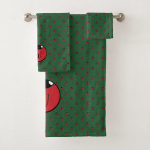 Ladybug Polka Dots Handtuch Set
