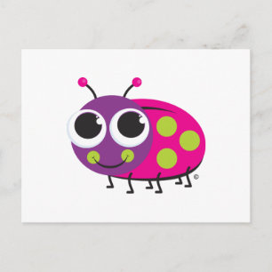 Ladybug Postcard Postkarte