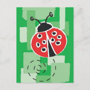 LadyBug Postcard Postkarte