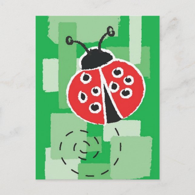 LadyBug Postcard Postkarte (Vorderseite)