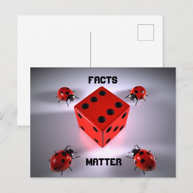 Ladybug Postkarte (Vorne/Hinten)