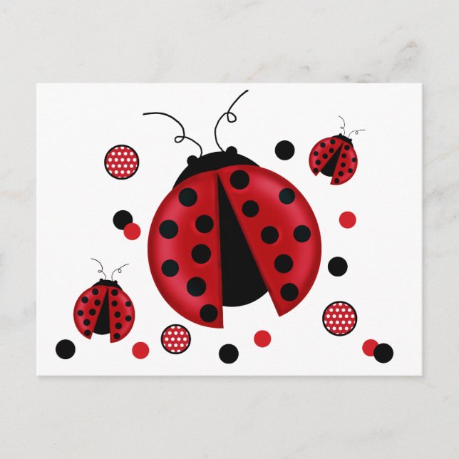 Ladybug Postkarten (Vorderseite)