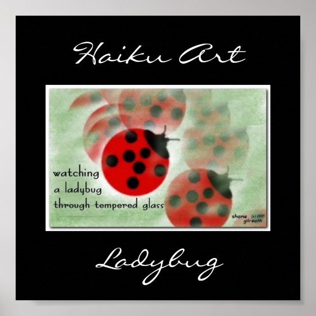 Ladybug Print Poster (Vorne)