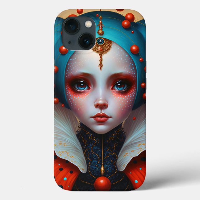 Ladybug Queen Niedlich Fantasy Art Case-Mate iPhone Hülle (Rückseite)