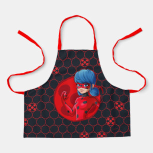 Ladybug Red Abzeichen Schürze