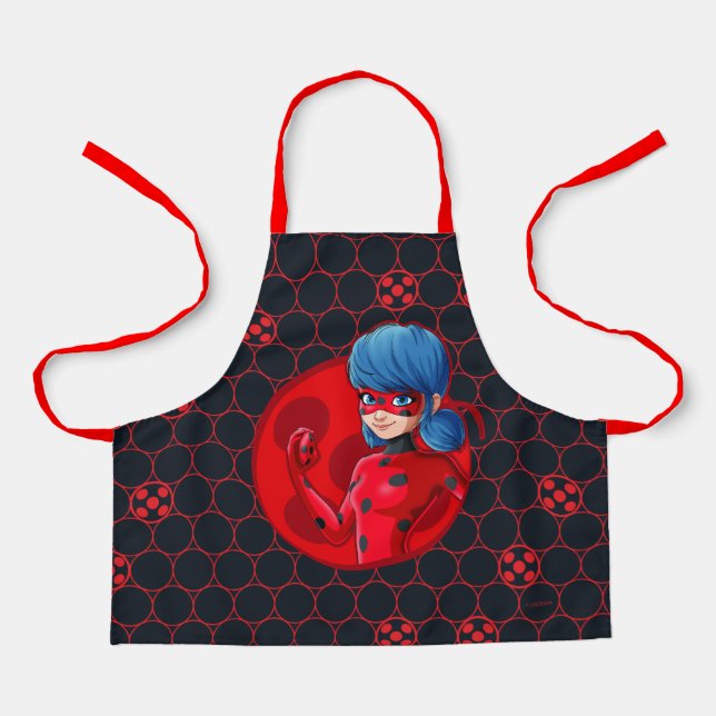 Ladybug Red Abzeichen Schürze (Vorderseite)