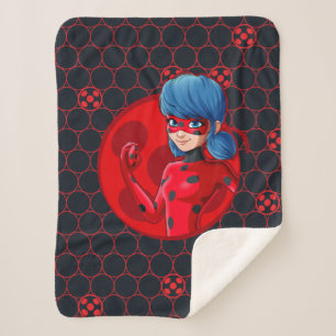 Ladybug Red Abzeichen Sherpadecke