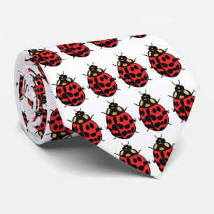 Ladybug Red Black Insect Ladybug Krawatte