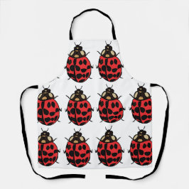 Ladybug Red Black Insect Ladybug Schürze
