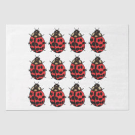 Ladybug Red Black Insect Ladybug Seidenpapier