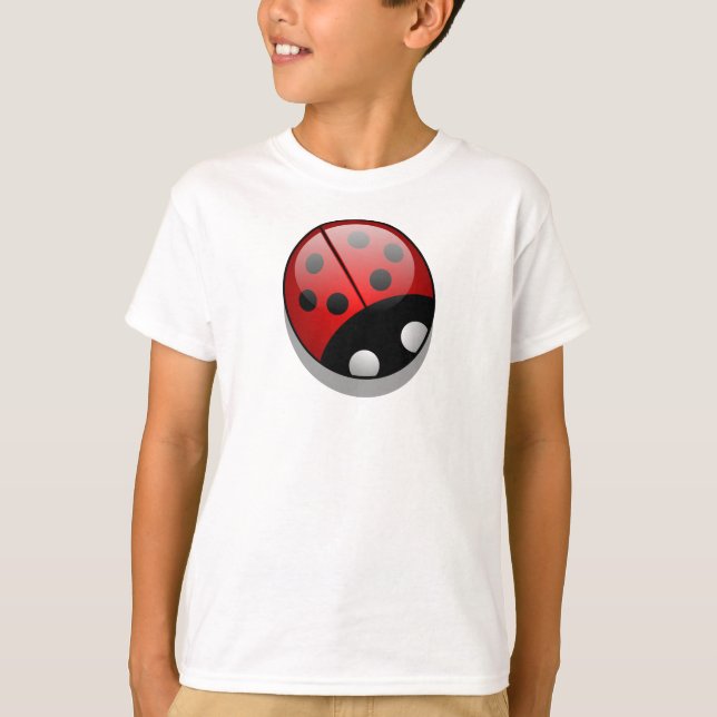 Ladybug, Red Ladybug, Niedliche Ladybug, Lady Käfe T-Shirt (Vorderseite)