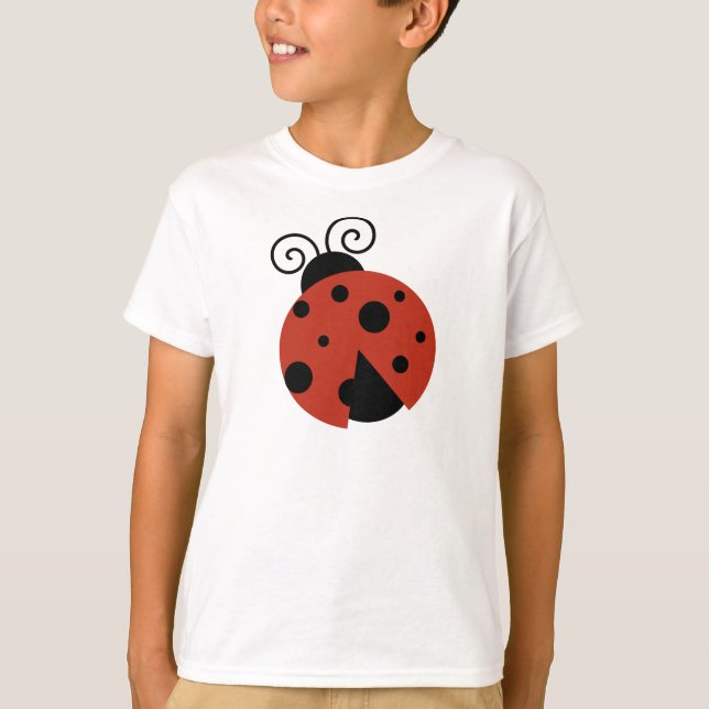 Ladybug, Red Ladybug, Niedliche Ladybug, Ladybird T-Shirt (Vorderseite)