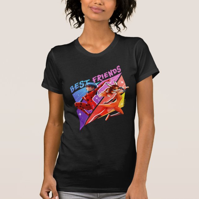 Ladybug & Rena Rouge | Beste Freunde T-Shirt (Vorderseite)