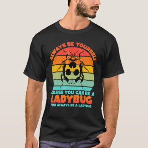Ladybug Retro Vintag Käfer Entomologen T-Shirt