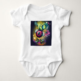 Ladybug Roller Disco Baby Bodysuit Baby Strampler