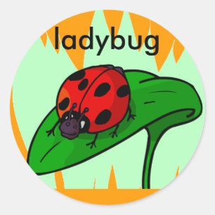 Ladybug Runder Aufkleber