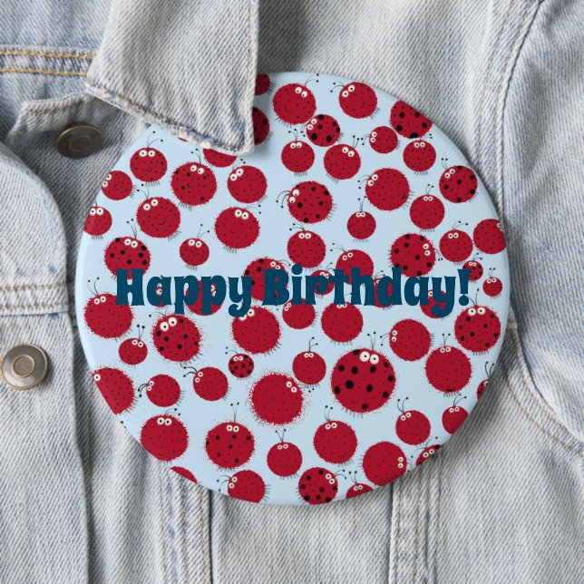 Ladybug Shindig Button (Beispiel)