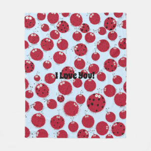 Ladybug Shindig Fleecedecke
