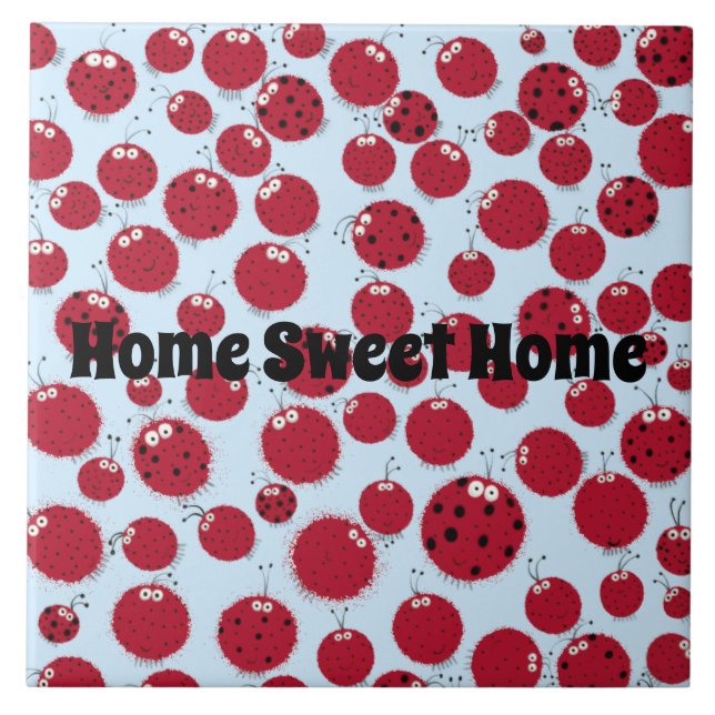 Ladybug Shindig Fliese (Vorderseite)