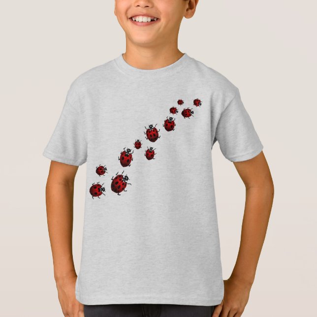 Ladybug Shirt Kid's Baseball Jersey Ladybug Shirt (Vorderseite)