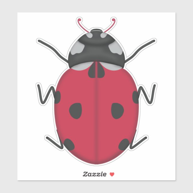 Ladybug Sticker (Blatt)