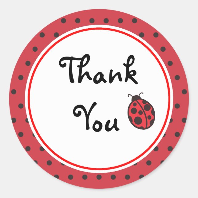 Ladybug Stickers (Vorderseite)